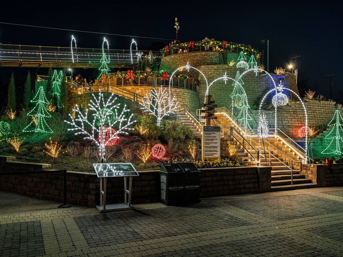 Christmas Decorations at the SkyPark