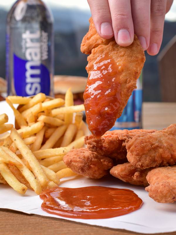 chicken tenders and fries
