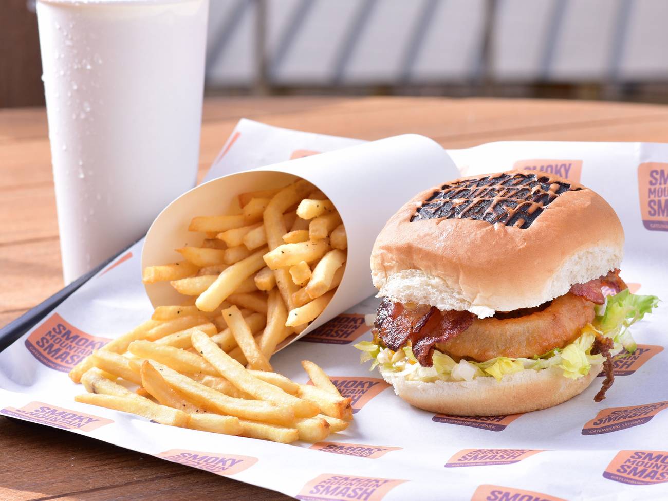 A meal from Smoky Mountain Smash.