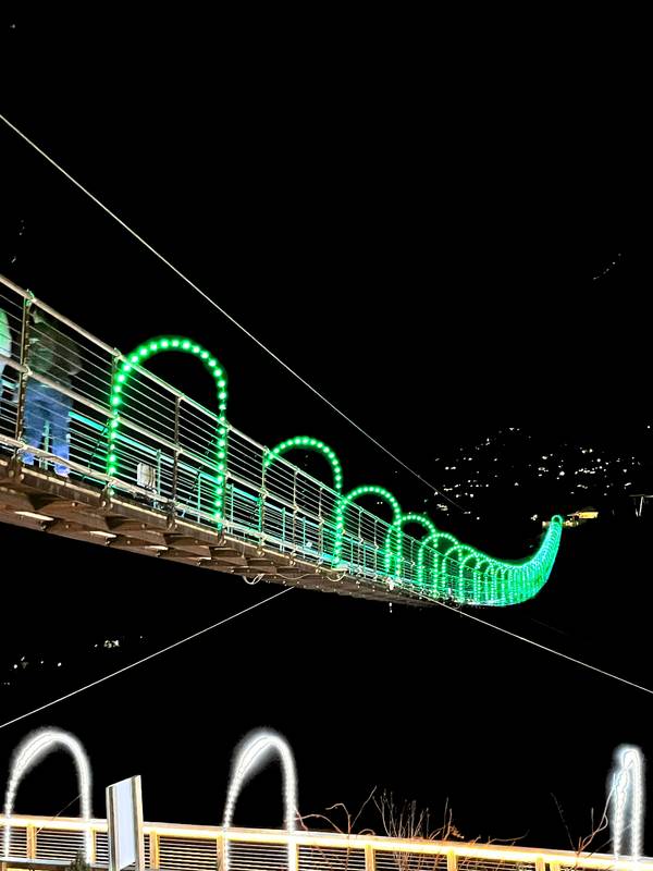 SkyBridge Green for St Patricks Day