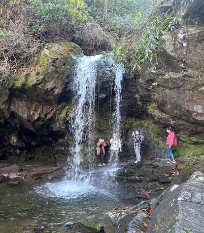 Grotto Falls in Great Smoky Mountains National Park