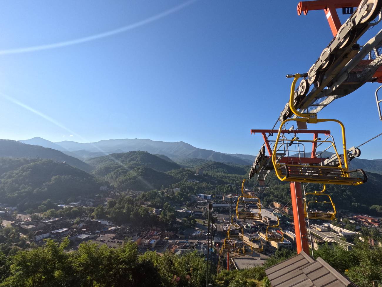 Smoky Mountain View from SkyLift