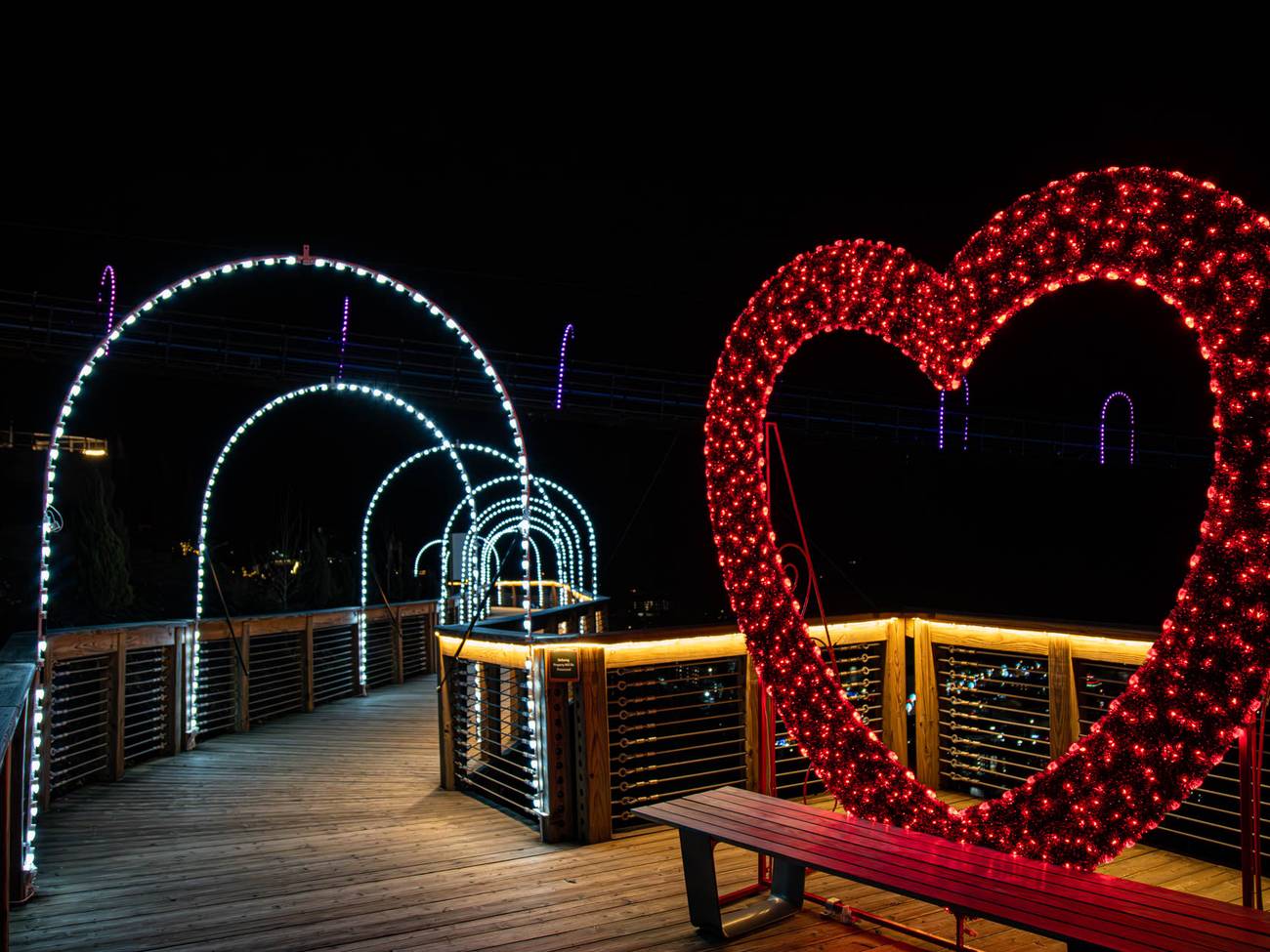 Love Is In The Air Photo Op Heart on SkyTrail