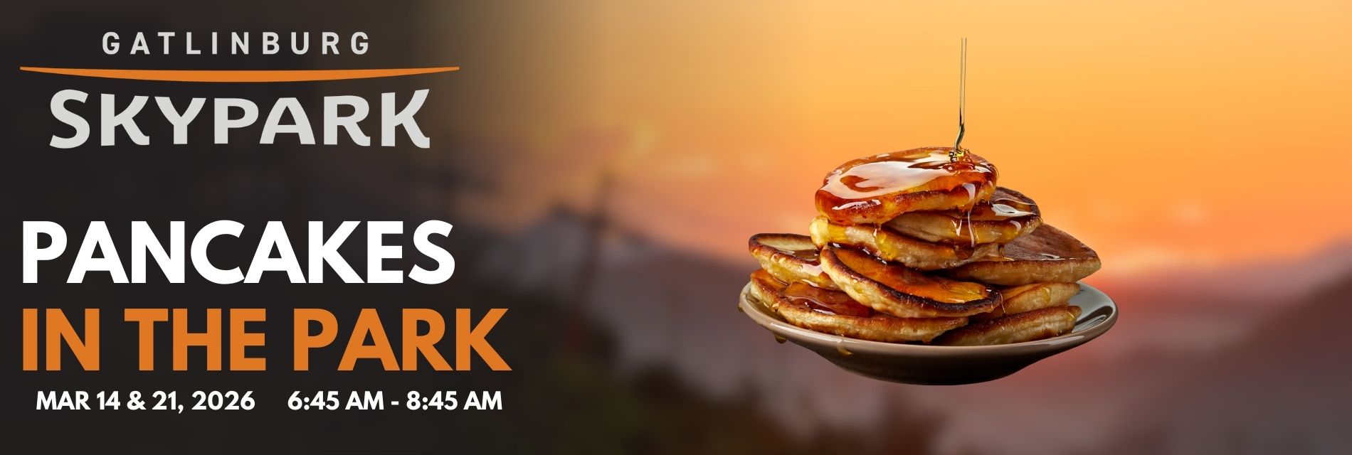 Pancakes in the Park event
