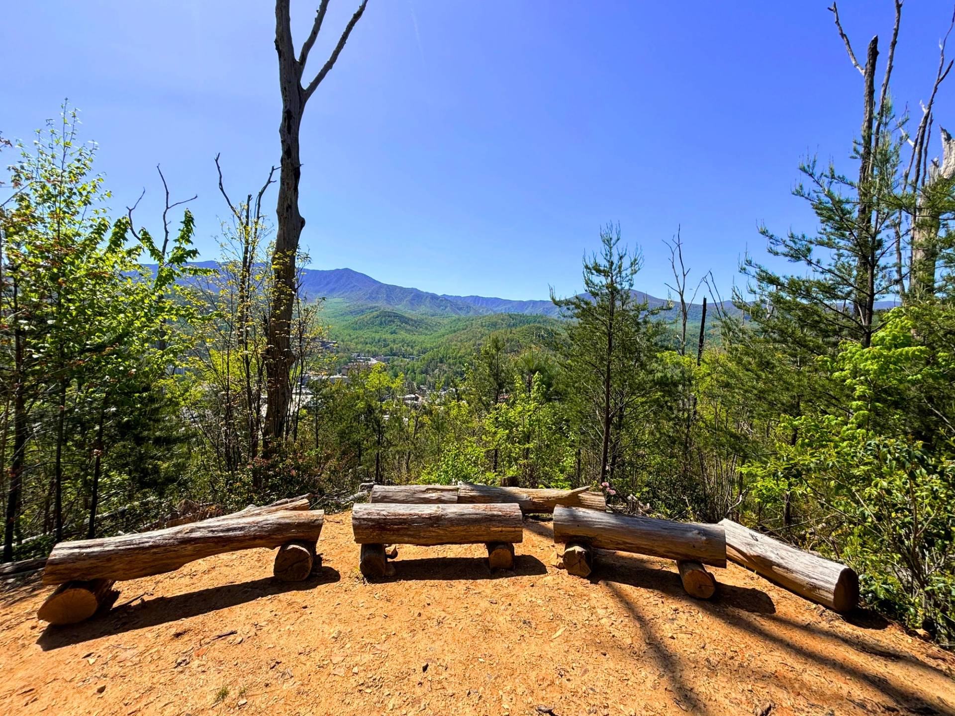 Gatlinburg SkyPark Trail with View