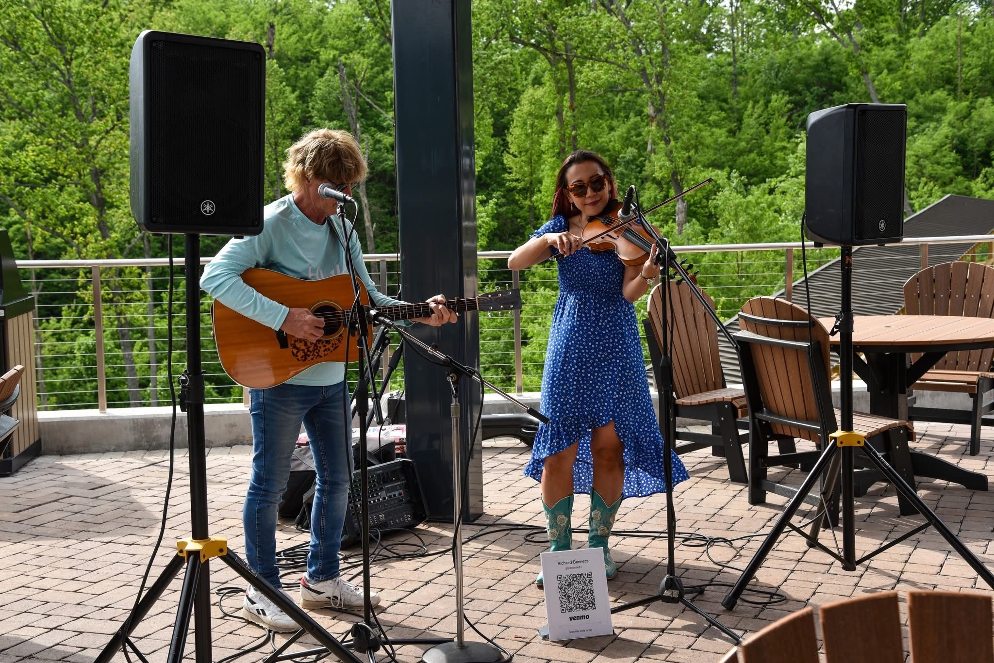 Richard and Leona Musician at Gatlinburg SkyPark