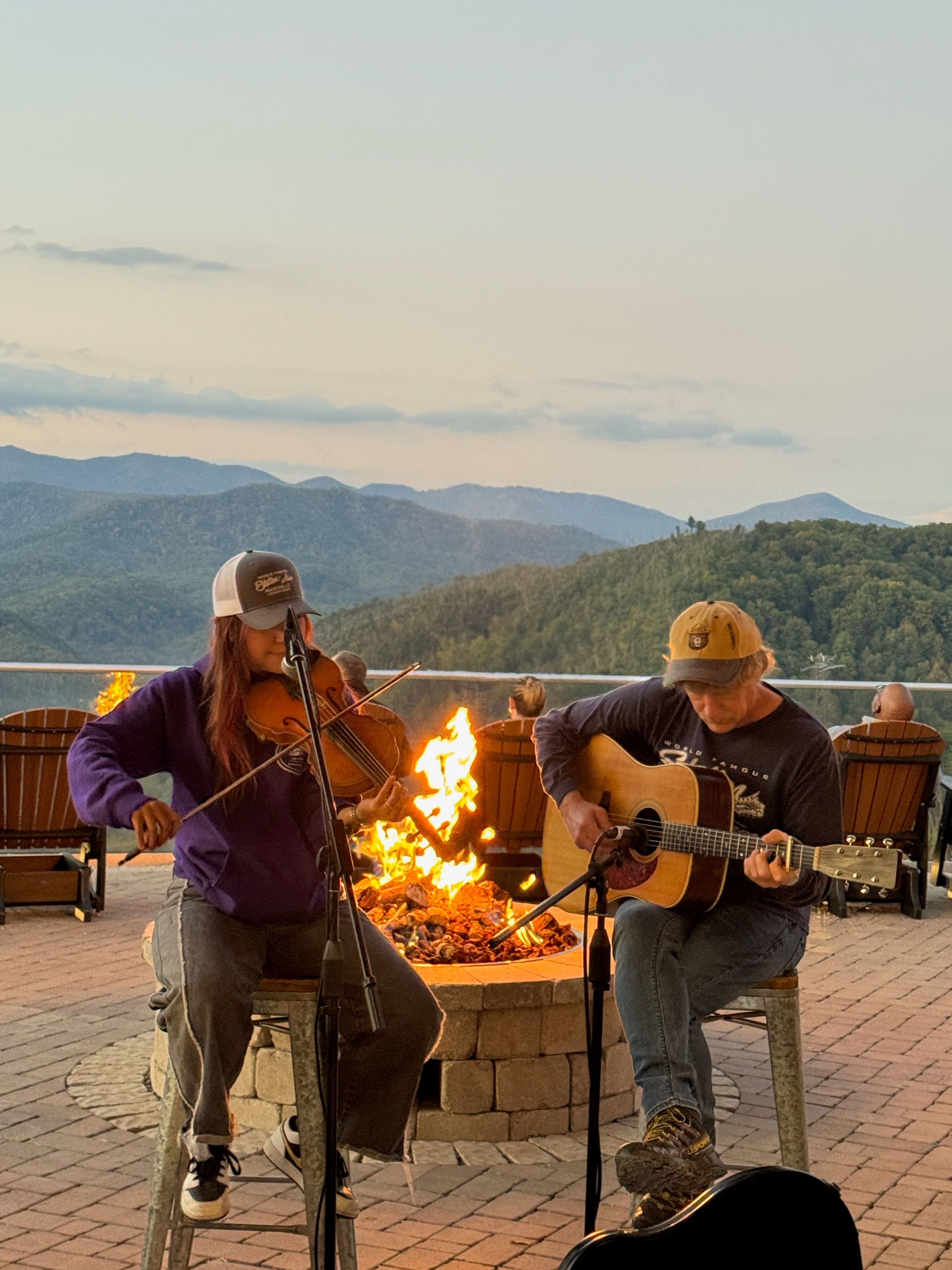 Richard and Leona Musician at Gatlinburg SkyPark