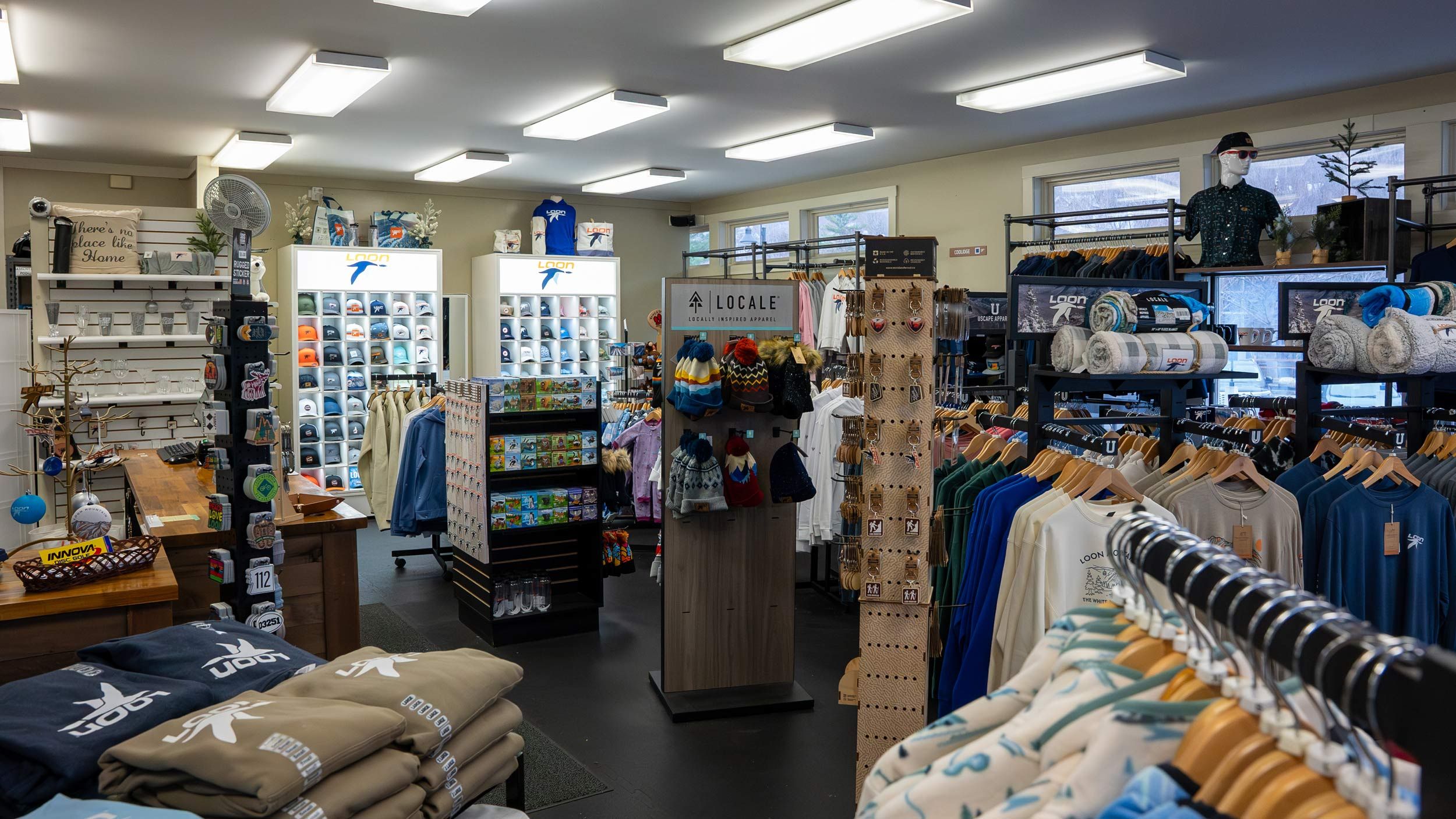 Interior of The Bird retail store