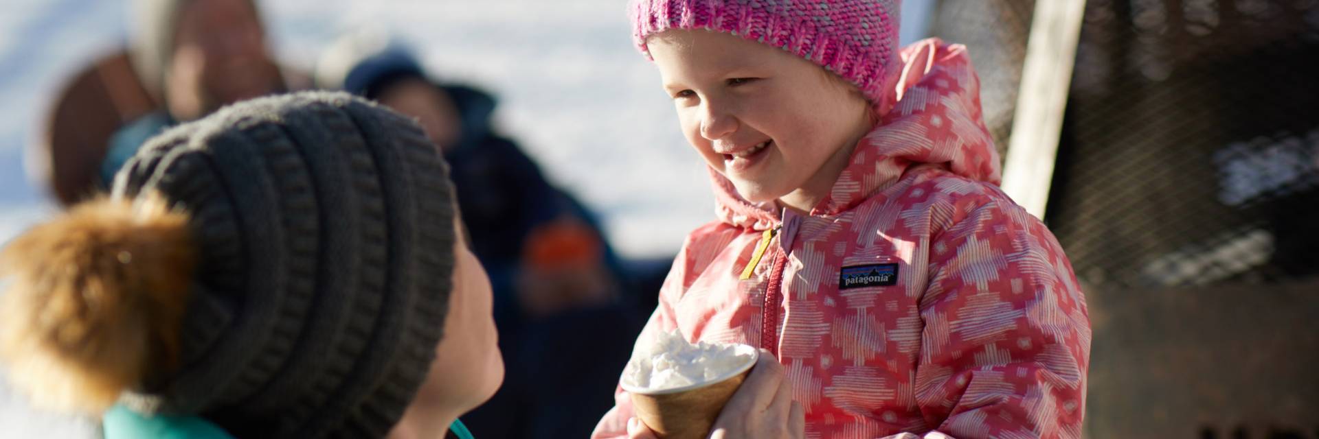 Lincoln Holiday Lights Mom and Daughter