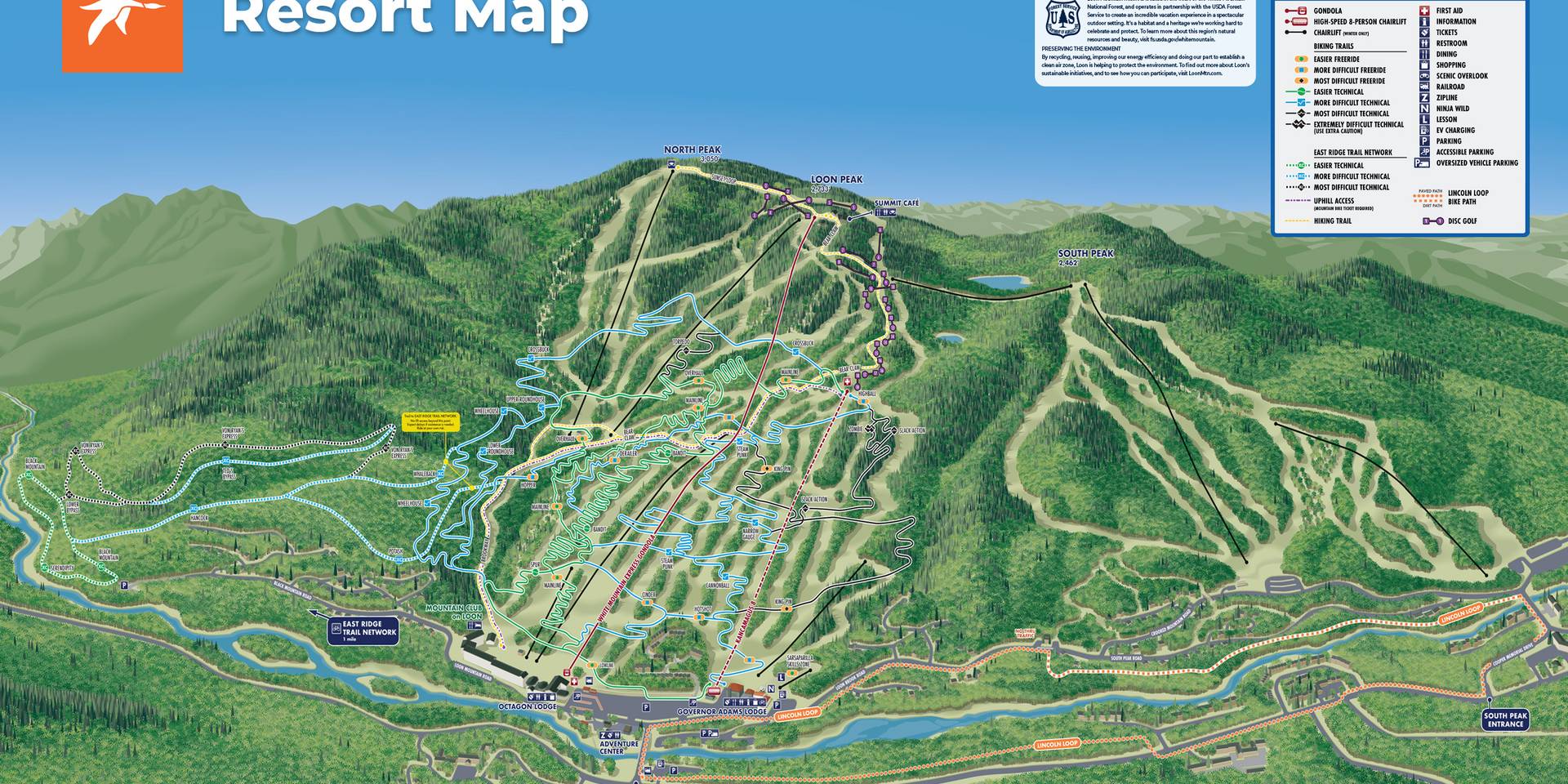 Loon Mountain Map