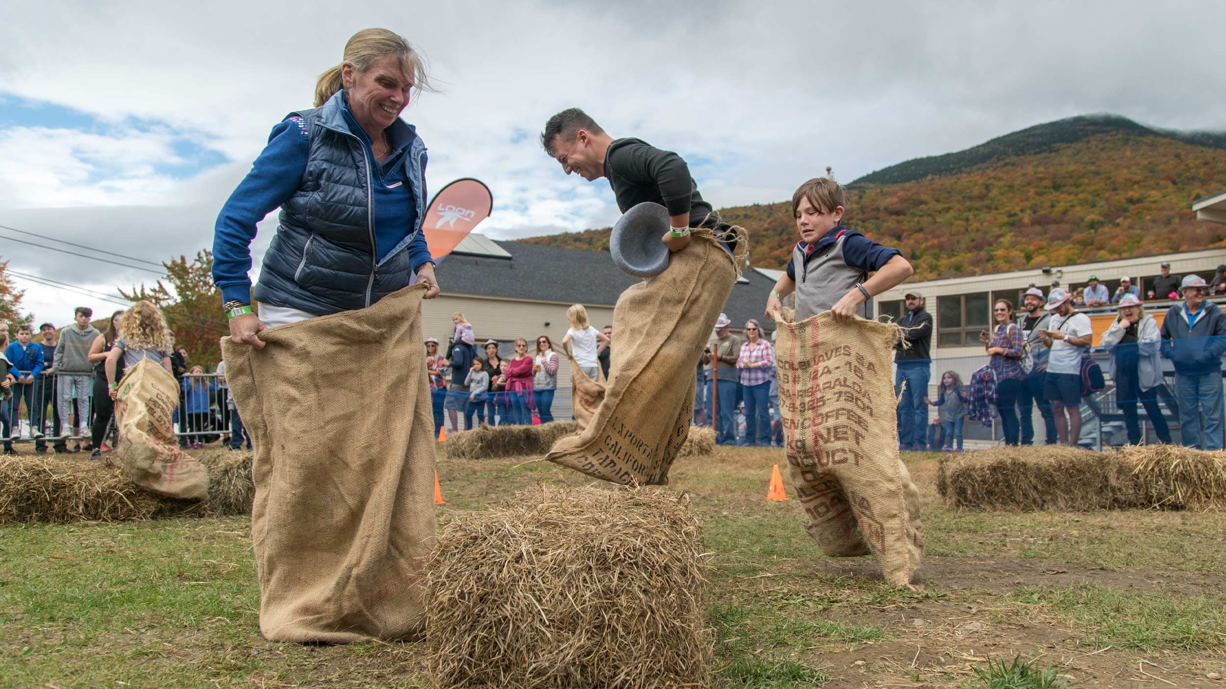 Oktoberfest sack race