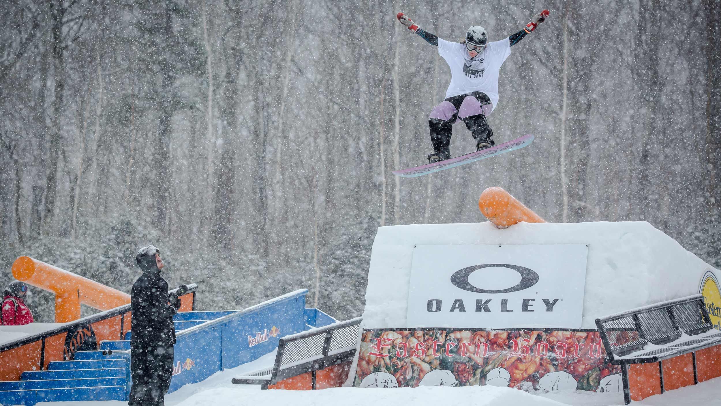 female on rail feature