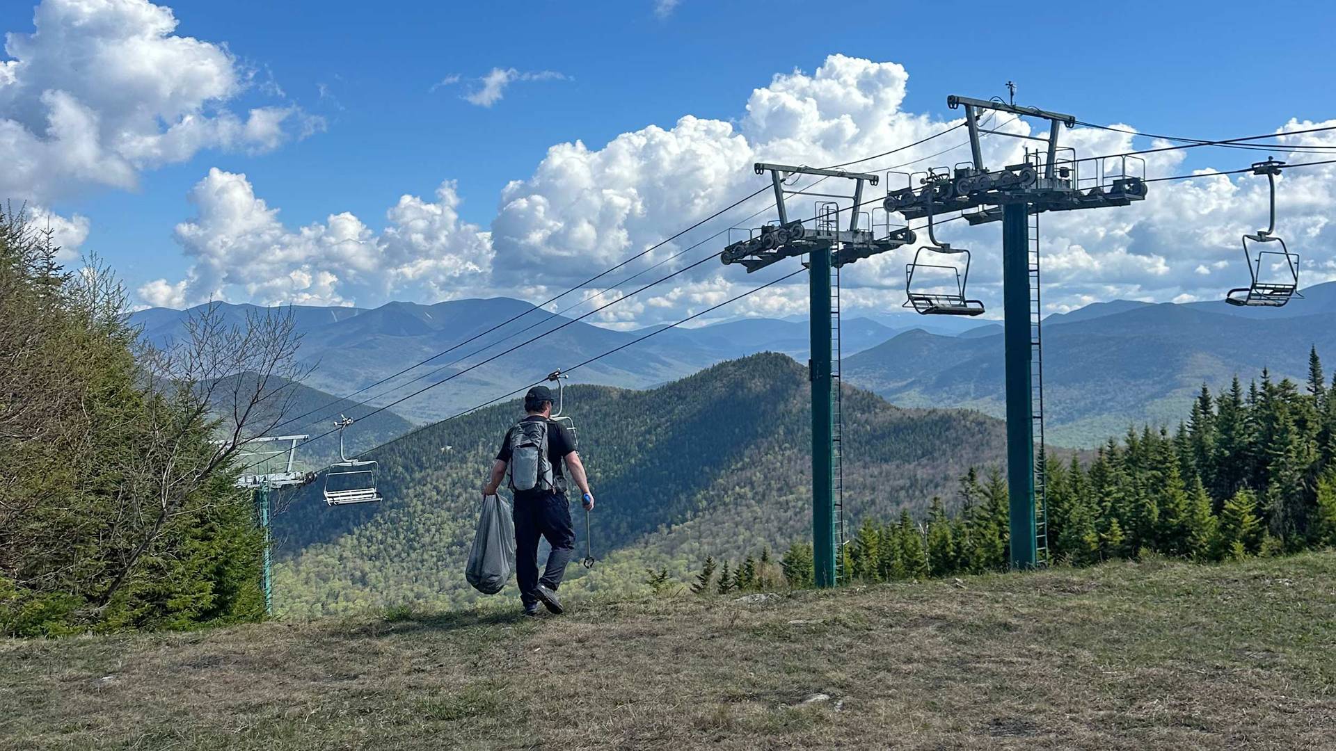 hike for garbage view from north peak