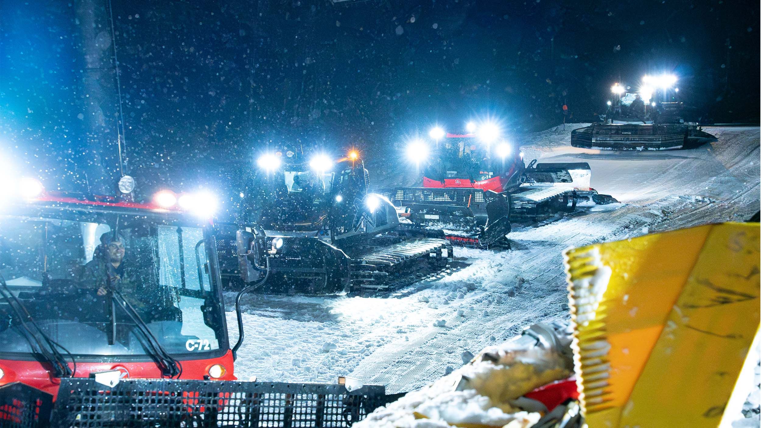 Torchlight Parade Snowcat Rides