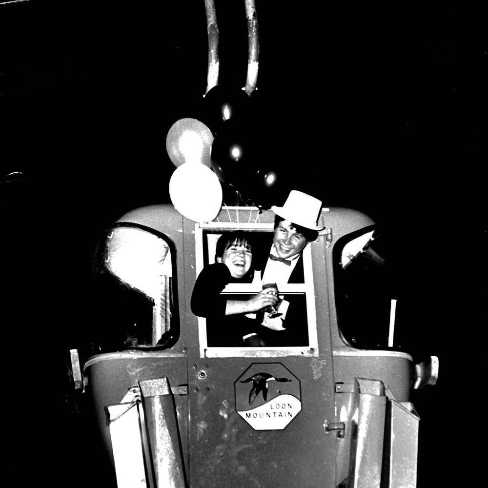 gondola with people in it celebrating