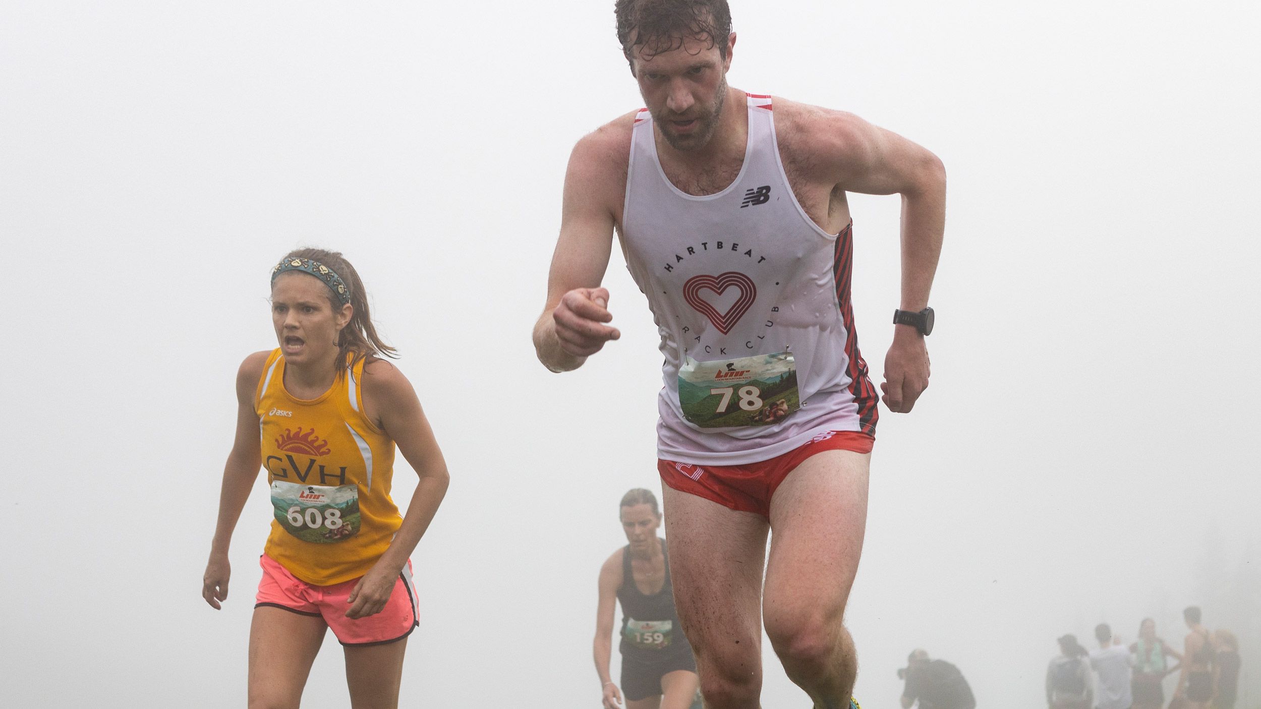 Loon Mountain Race Runners on Walking Boss