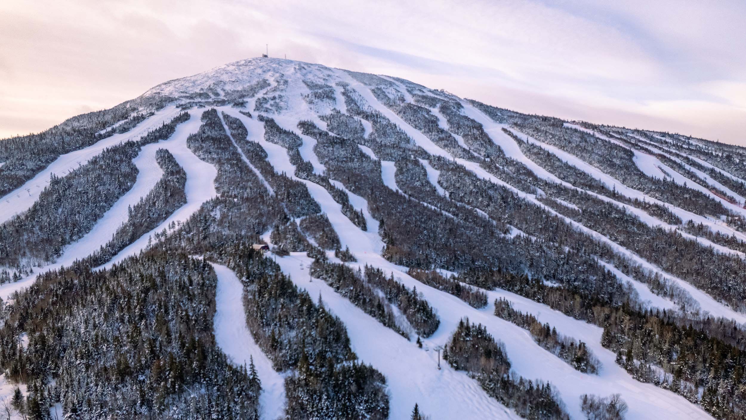 Sugarloaf Scenic Winter Aerial Photo