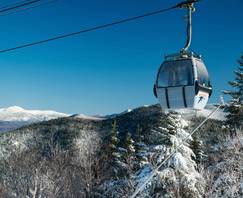 gondola in the winter