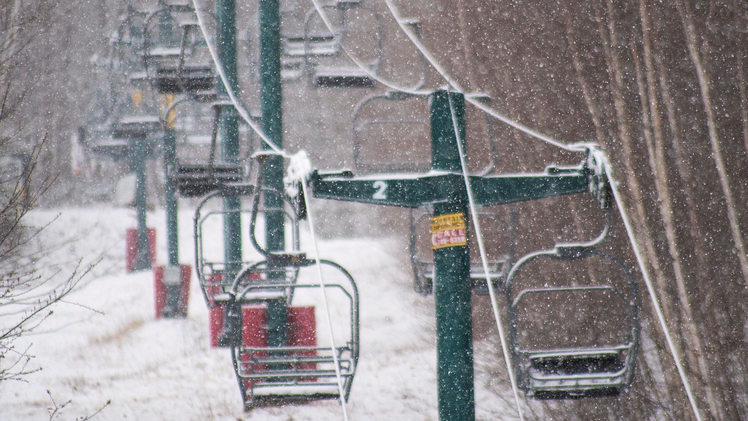 Little Sister Chair in snow