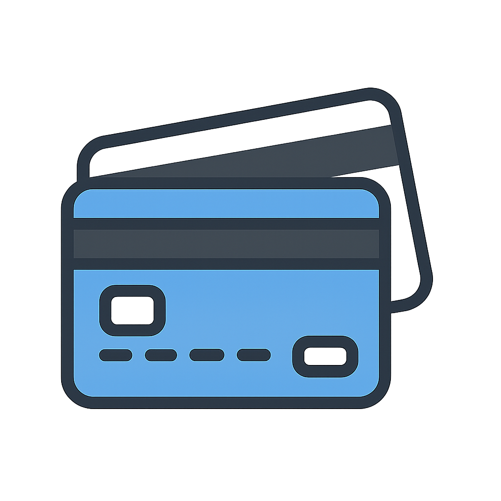 credit card graphic icon
