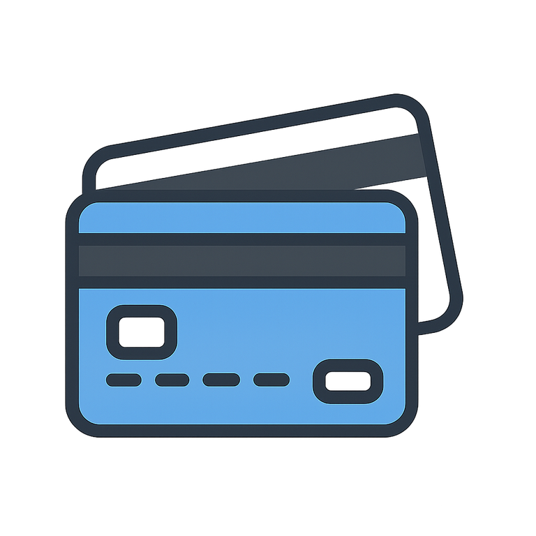 credit card graphic icon