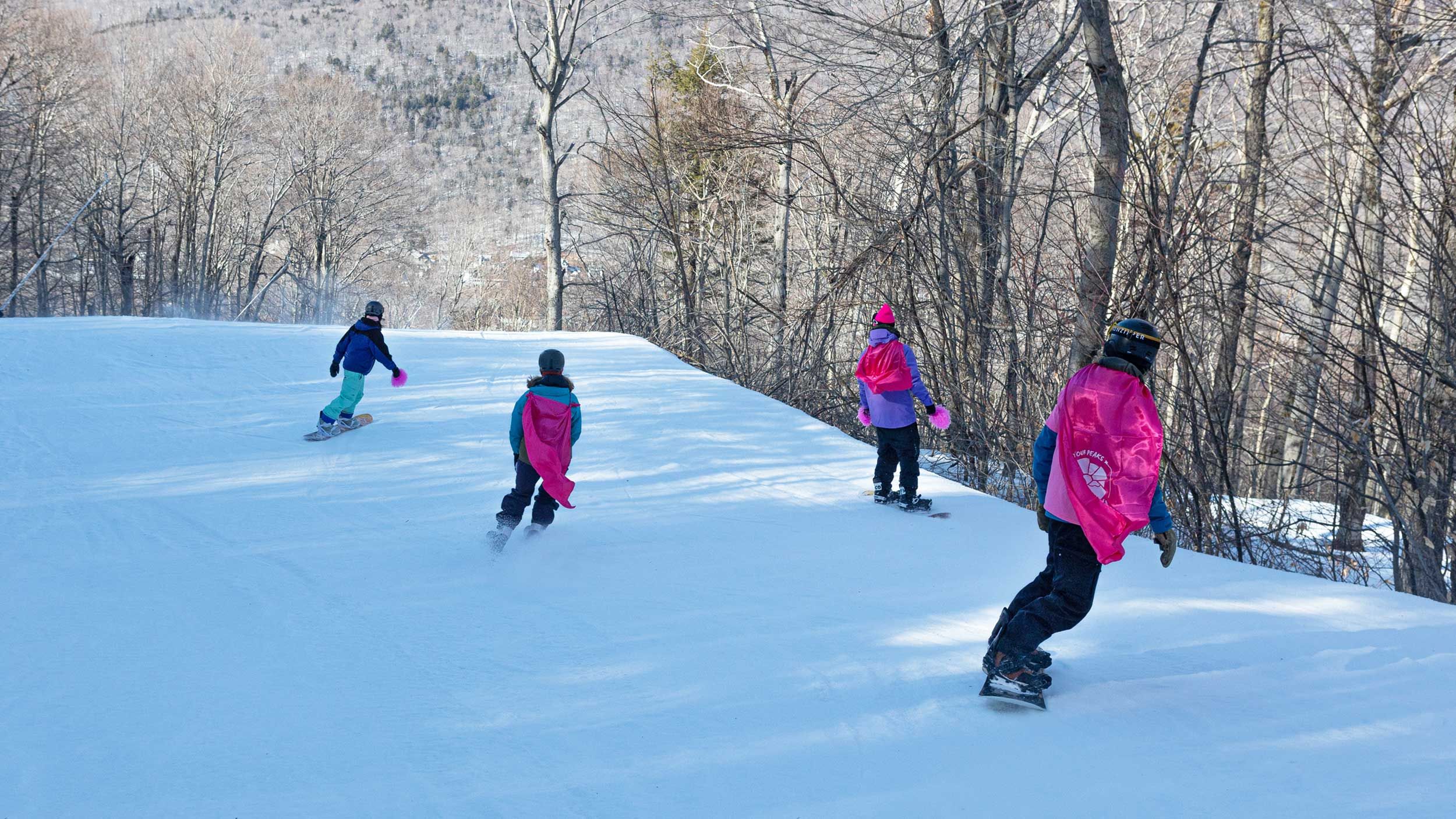 B4BC guests snowboarding