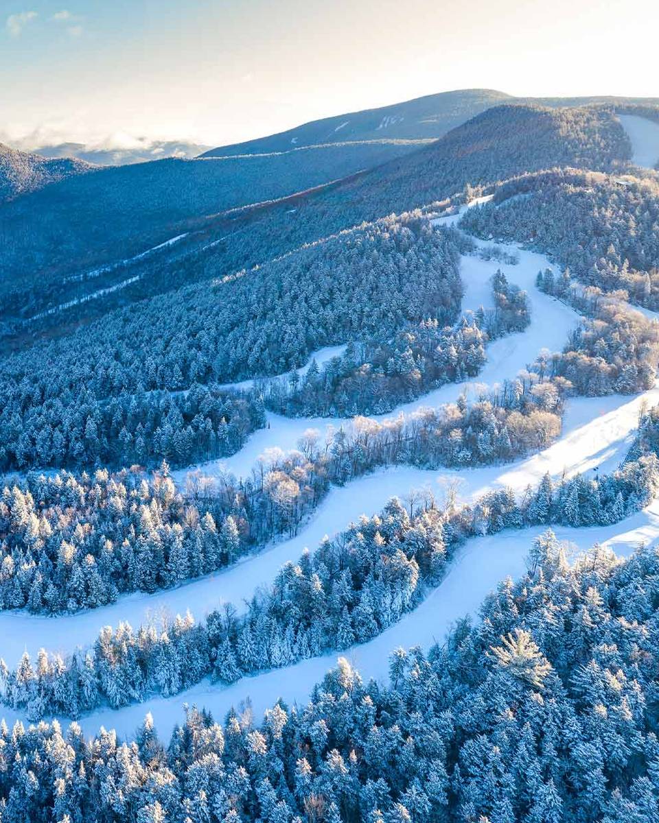 Drone Image of Loon Peak
