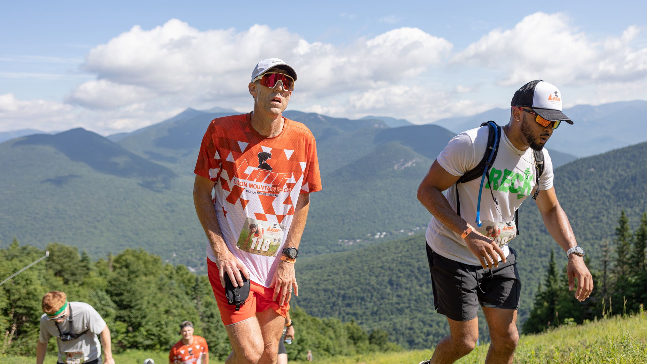 Loon Mountain Race Runners on Walking Boss