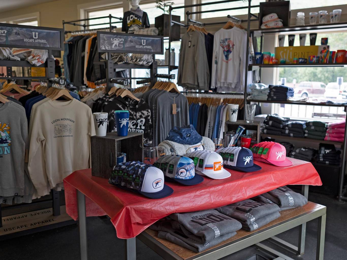 Interior of The Bird retail store