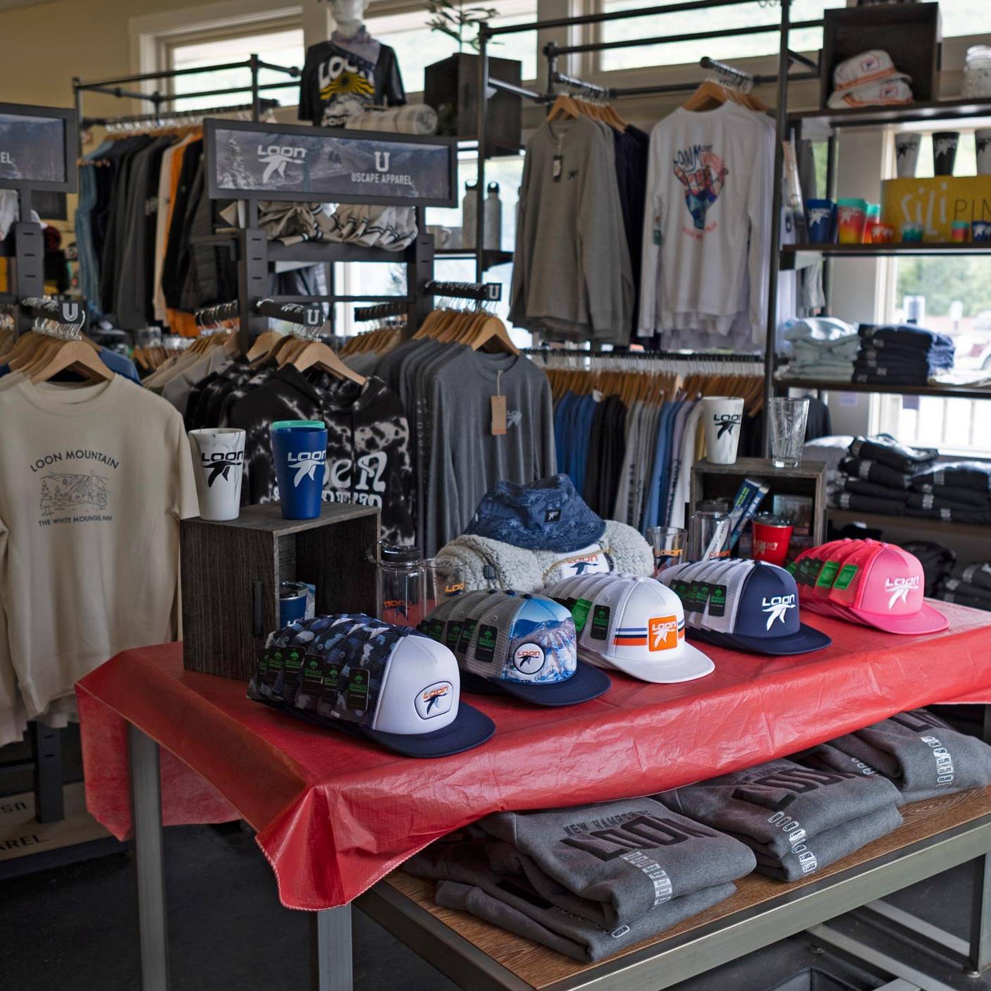 Interior of The Bird retail store