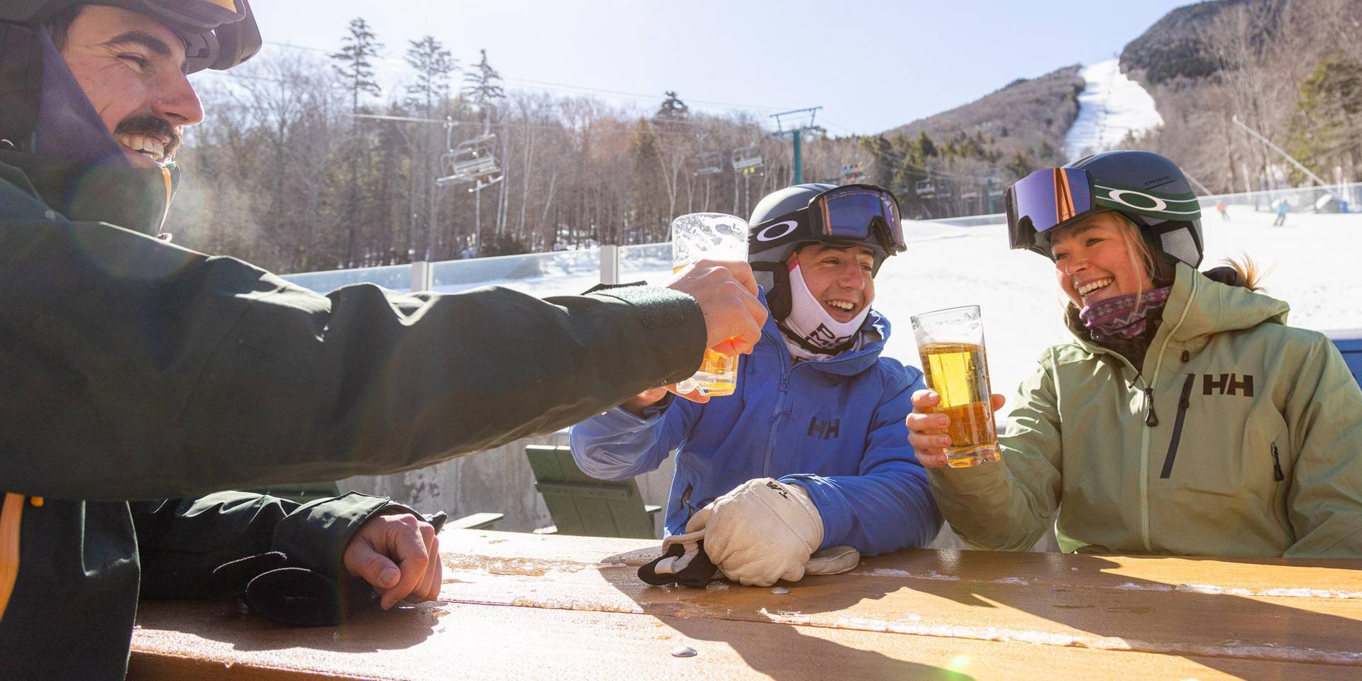 three people at Camp III