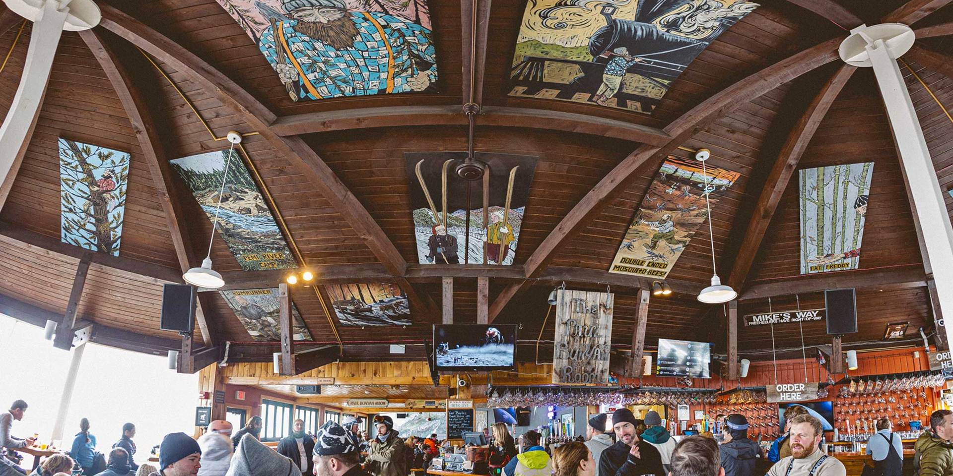 interior of The Paul Bunyan Room