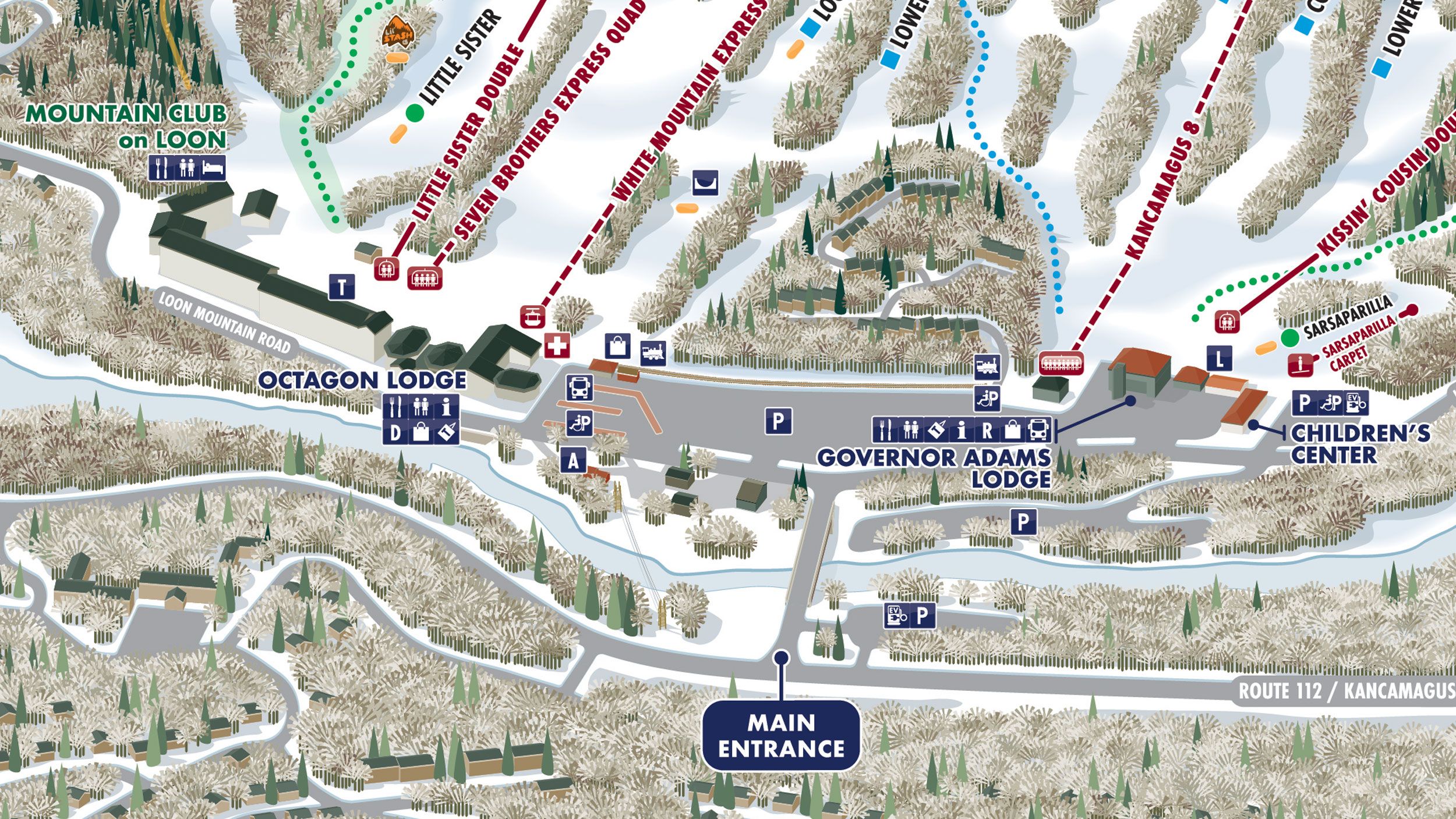 winter trail map base area