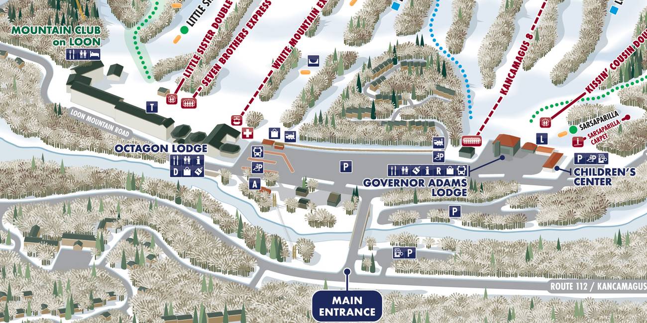 winter trail map base area
