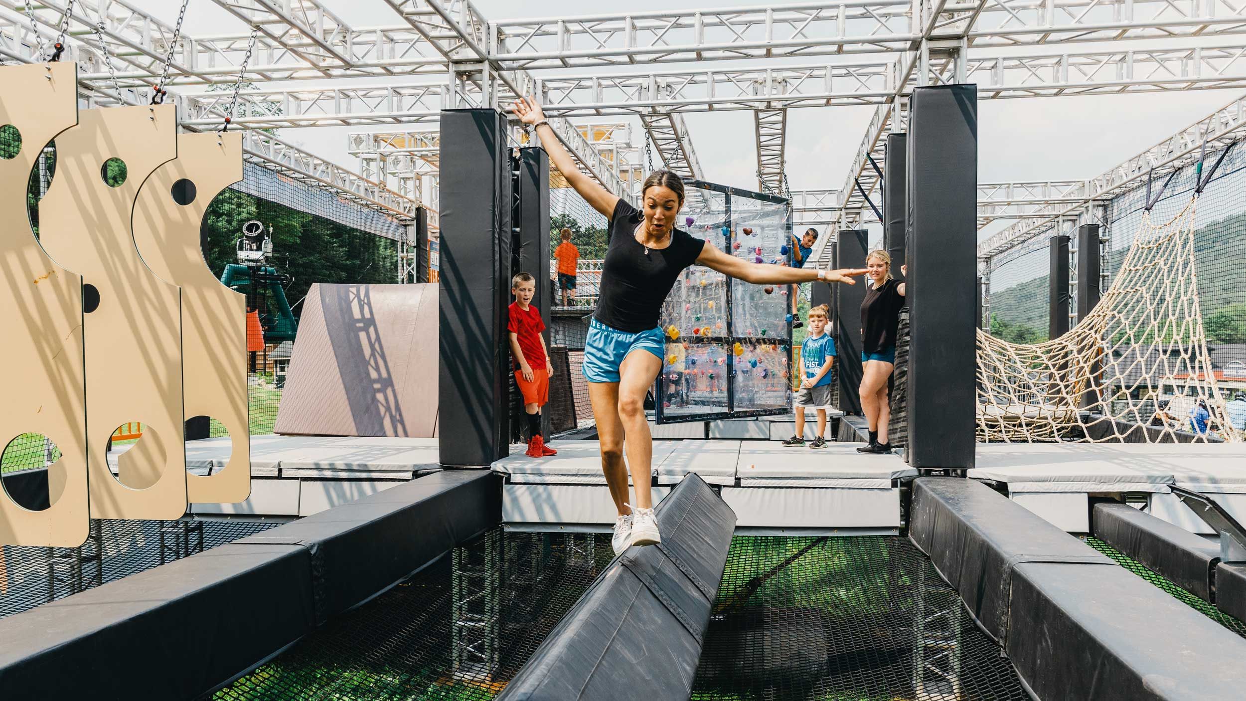 Girl in Ninja Wild at Loon Mountain