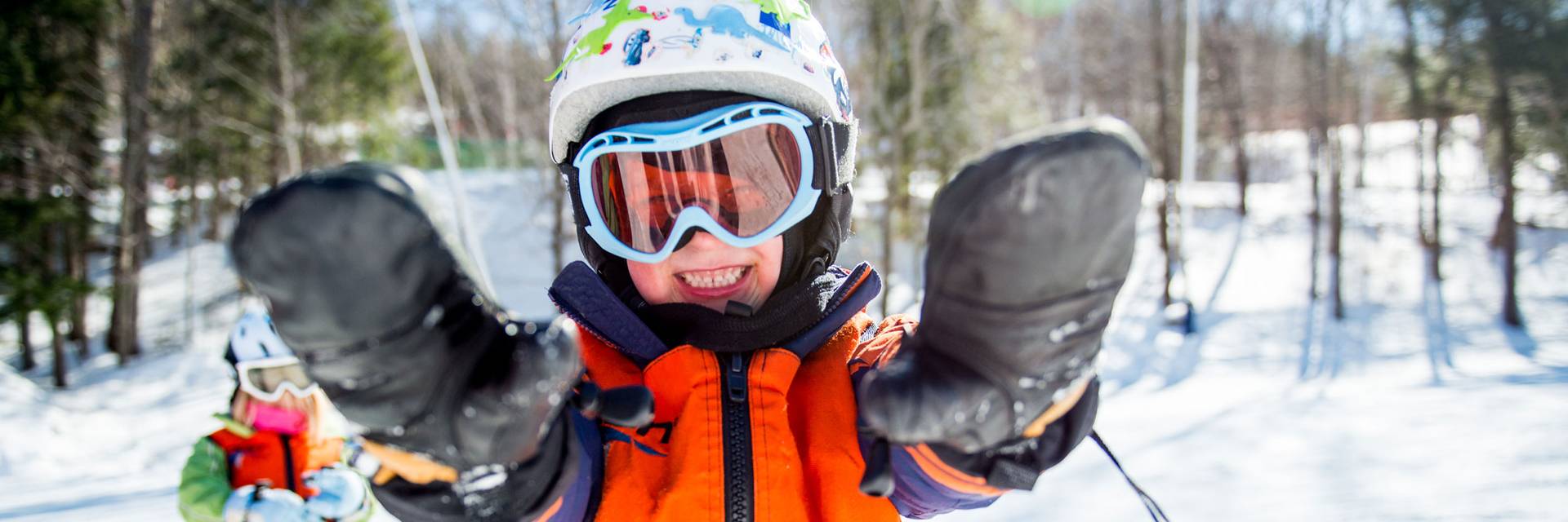Young Scouts participant, smiling at the camera