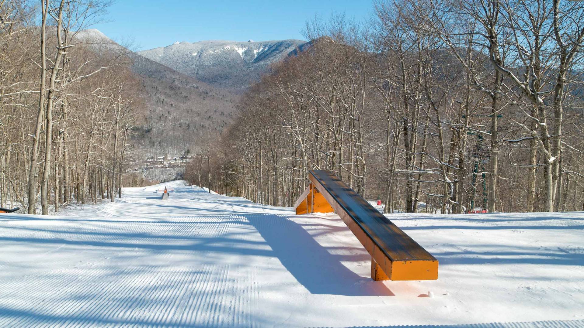 Rail at top of Loon Mountain Park