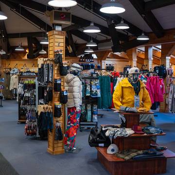 Retail clothing and apparel at Loon Mountain Sports