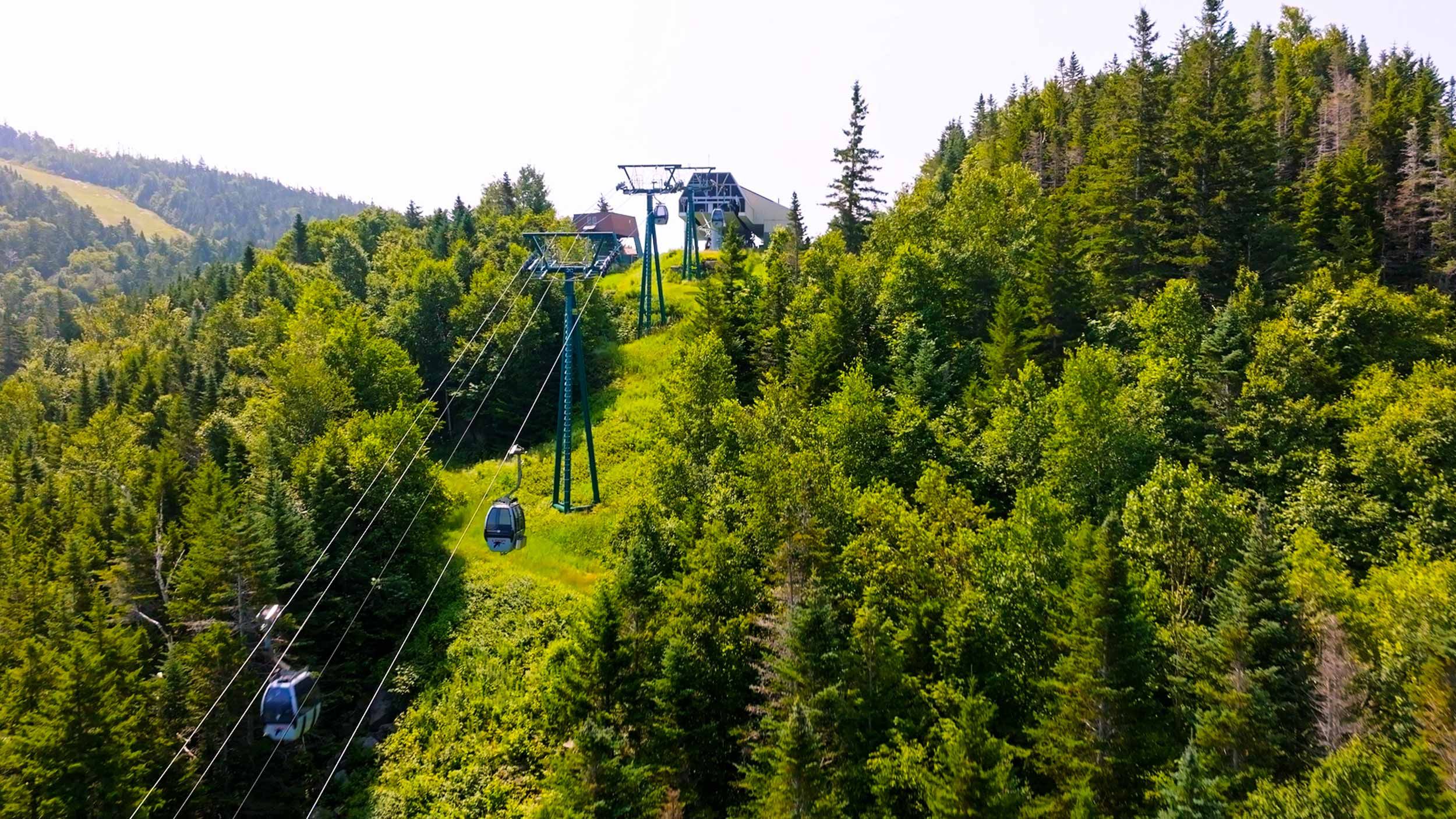 summer drone gondola skyride