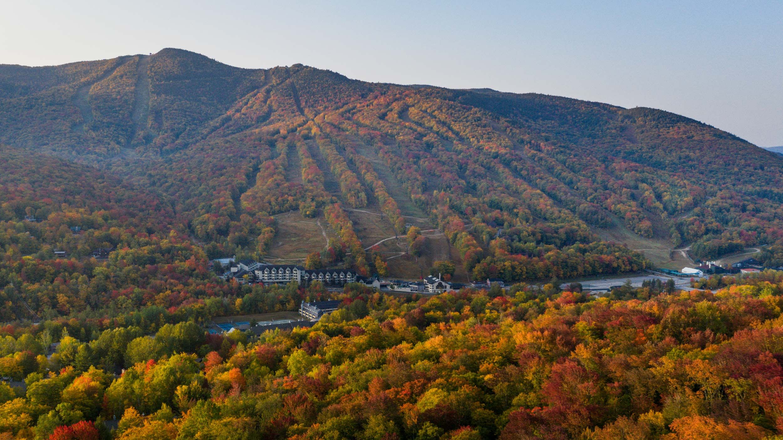 Scenic Drone Image of Loon