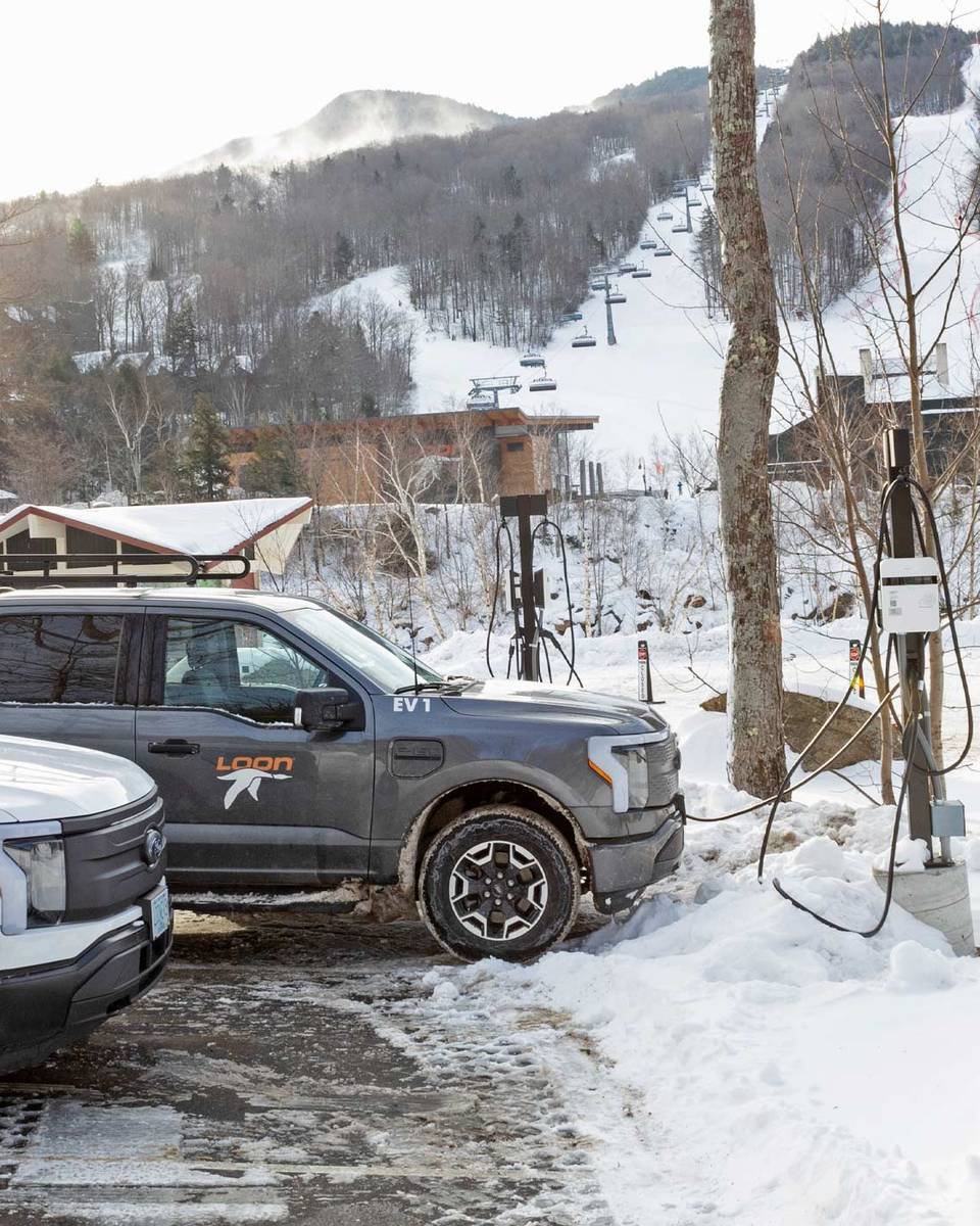 electric trucks charging