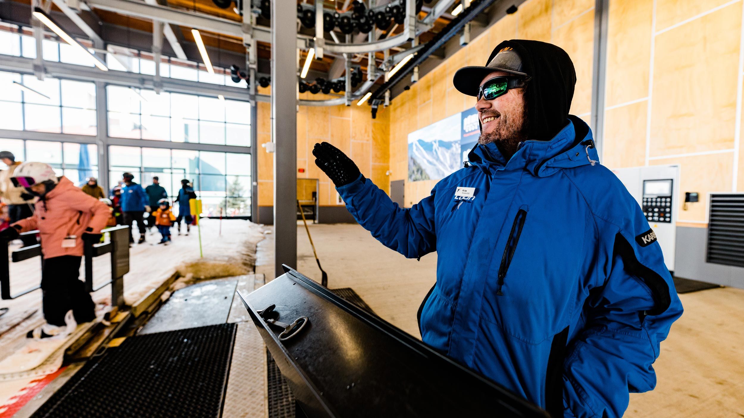 Lift attendant at Kancamagus 8