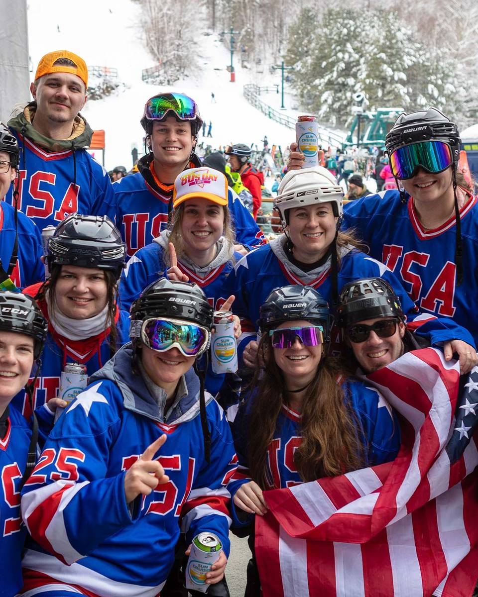 guests in 80s Day Costume
