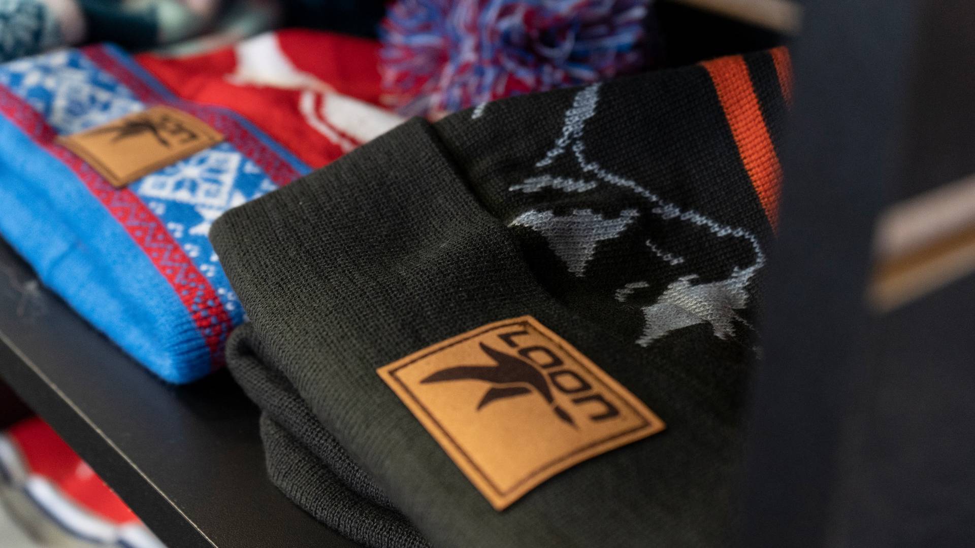 winter hats in the bird