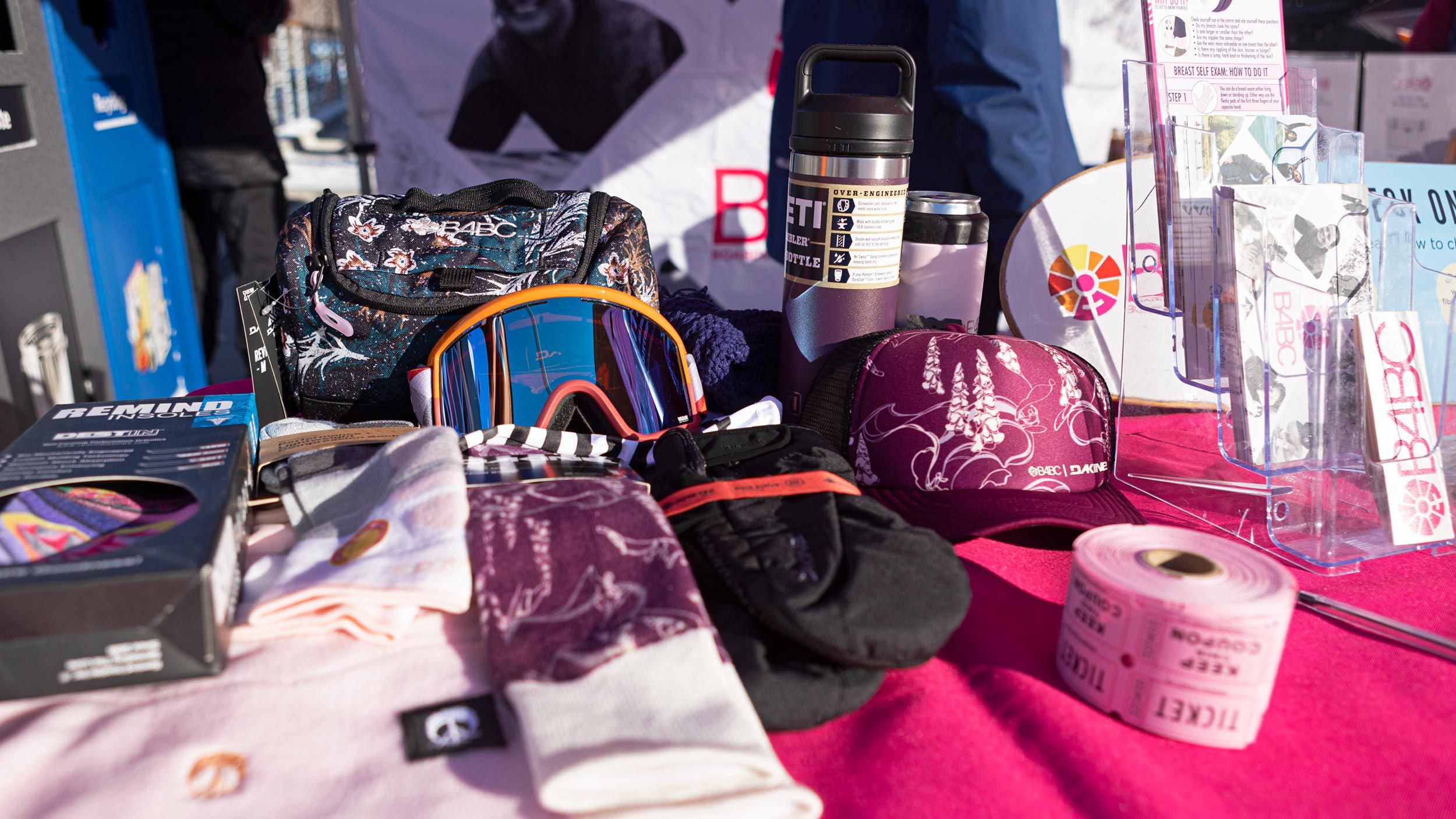 B4BC Raffle and auction items