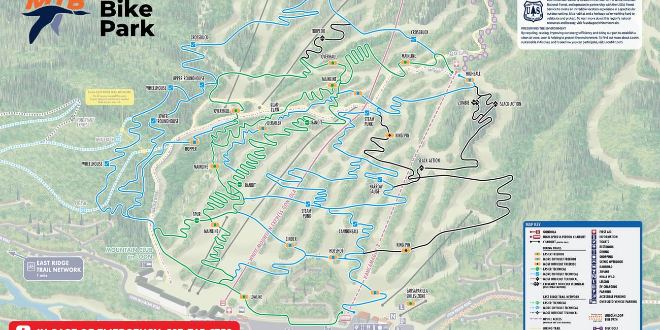 Bike Park Trail Map