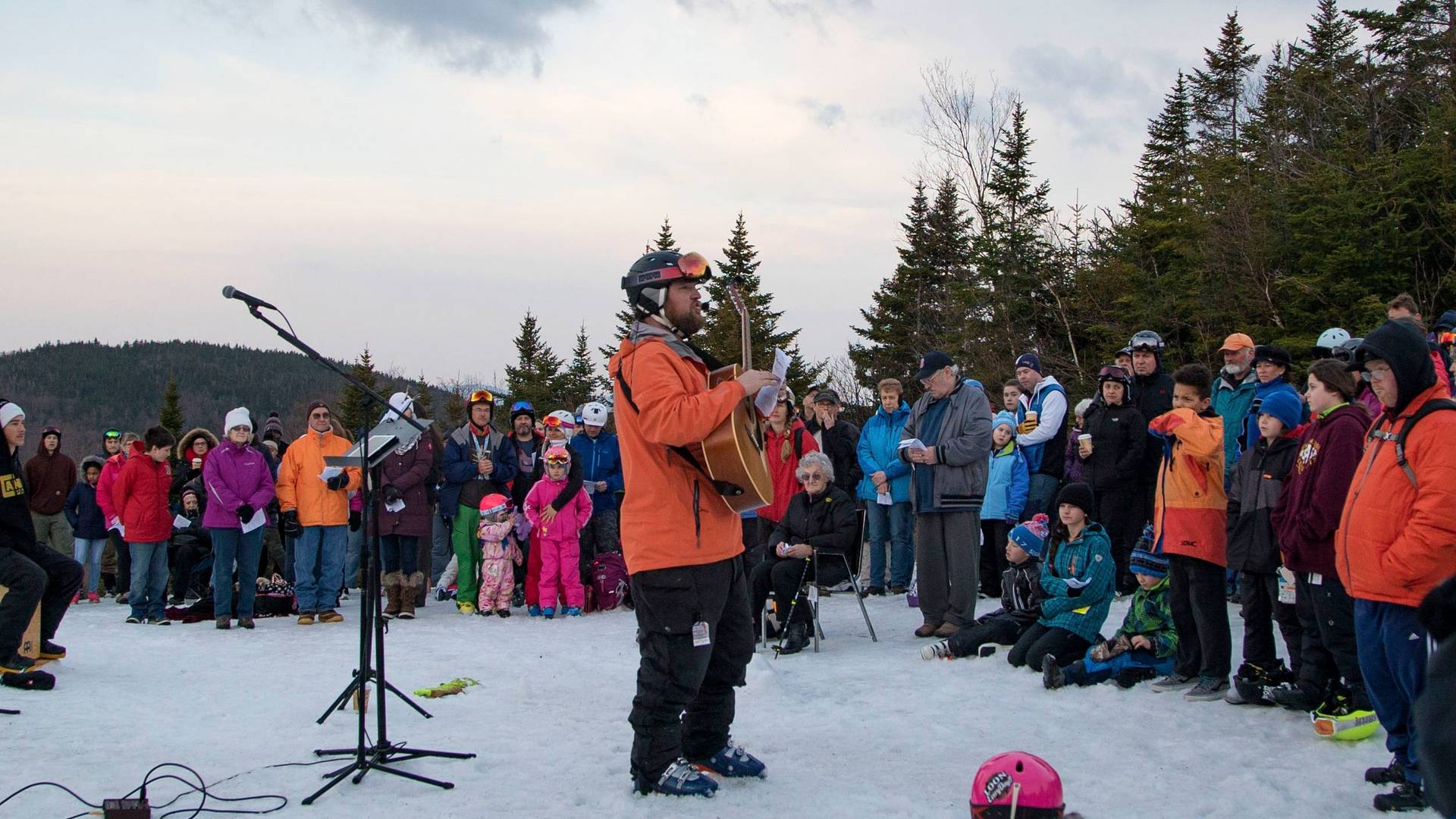 Winter summit worship service