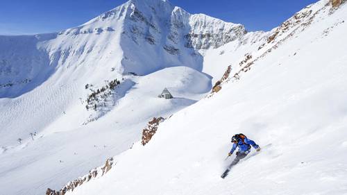 Skier at Big Sky Resort