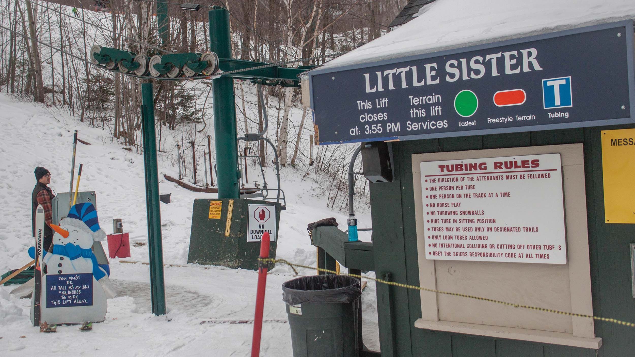 Base of Little Sister lift