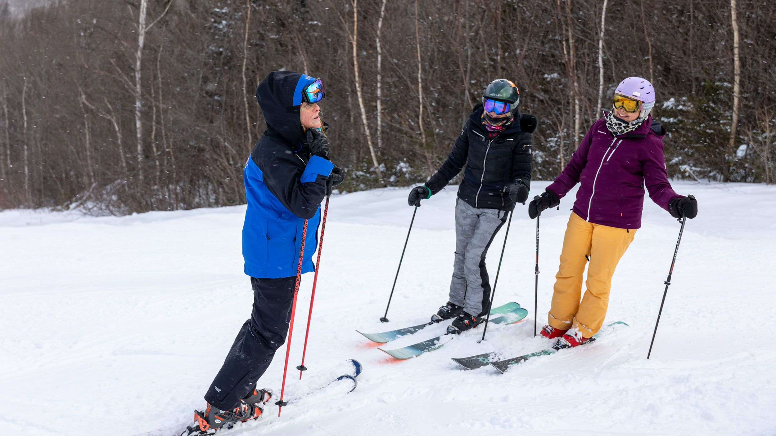 group lesson at Loon Mountain